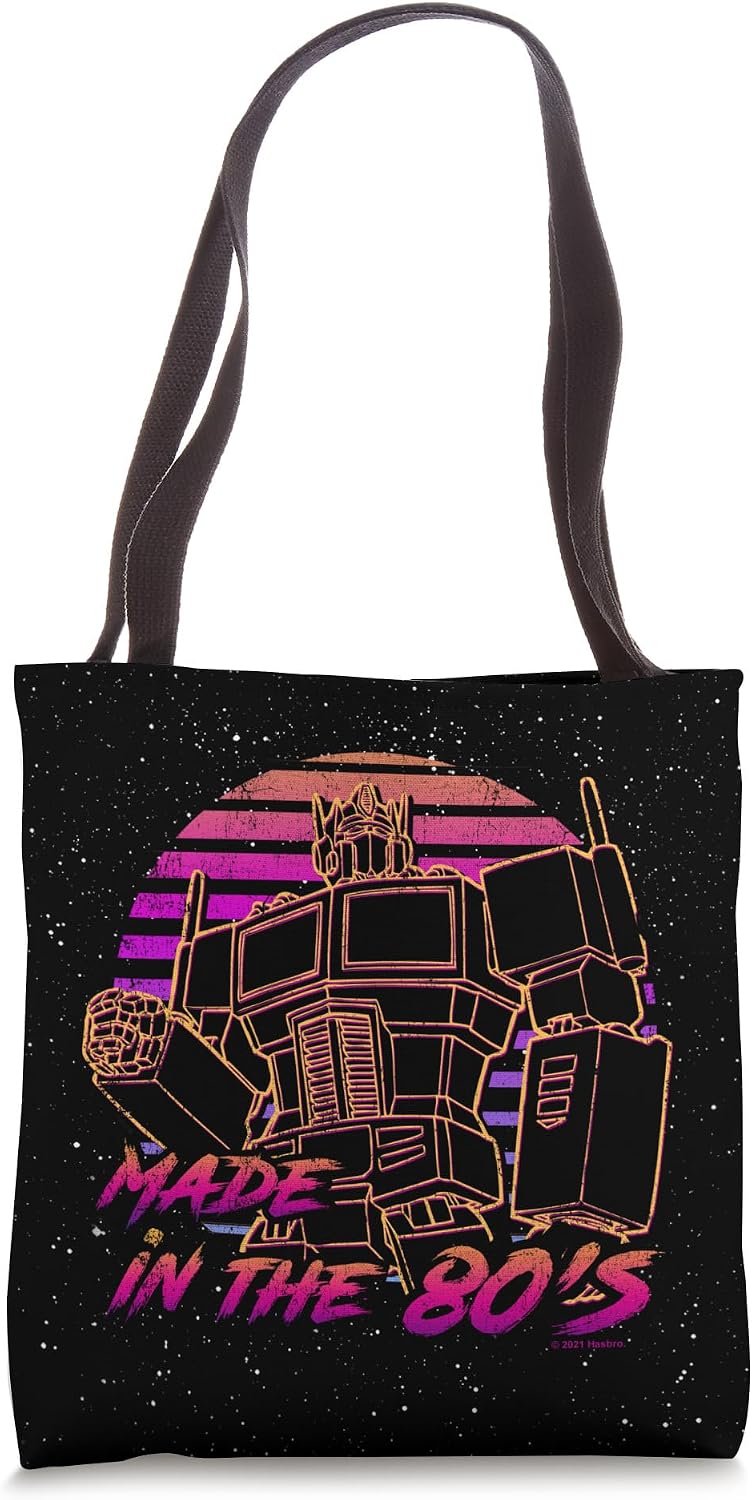 Transformers Optimus Prime Made In The 80s Tote Bag