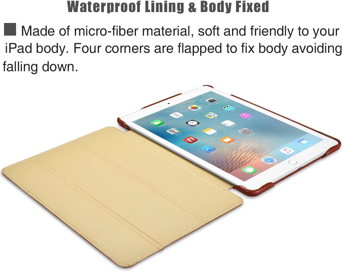 40% Off Discount iPad Pro 10.5 (2017) Leather Case, icarercase Vintage Series Genuine Leather Triple Folding Smart Wake/Sleep & Kickstand Lightweight Slim Fit Folio Flip Case for iPad Pro 10.5 inches (Retro Brown) 🛒 Flash Sale iPad Pro 10.5 (2017) Leather Case, icarercase Vintage Series Genuine Leather Triple Folding Smart Wake/Sleep & Kickstand Lightweight Slim Fit Folio Flip Case for iPad Pro 10.5 inches (Retro Brown)