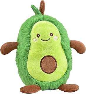 Kögler 76923 - Labertier Avocado Avery, approx. 19 cm tall, according to plush toy with playback function, babbles everything and moves