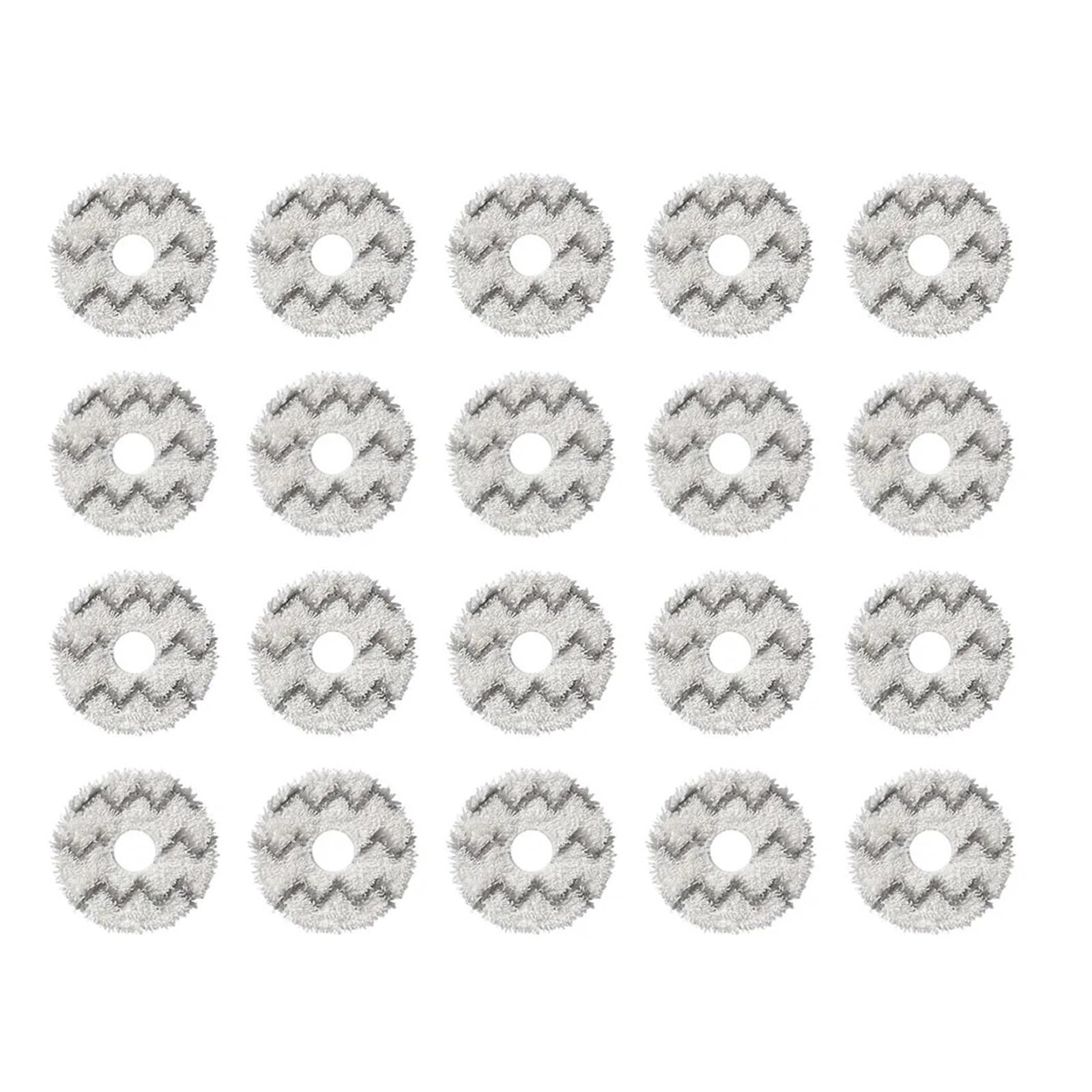 HIZON Mop Cloth ，Compatible For Ecovacs， X1 X2 X5 T10 T20 T30 T50 N30 N9+ Accessories Robot Vacuum Cleaner Microfiber Mop Pad Part(SET6)