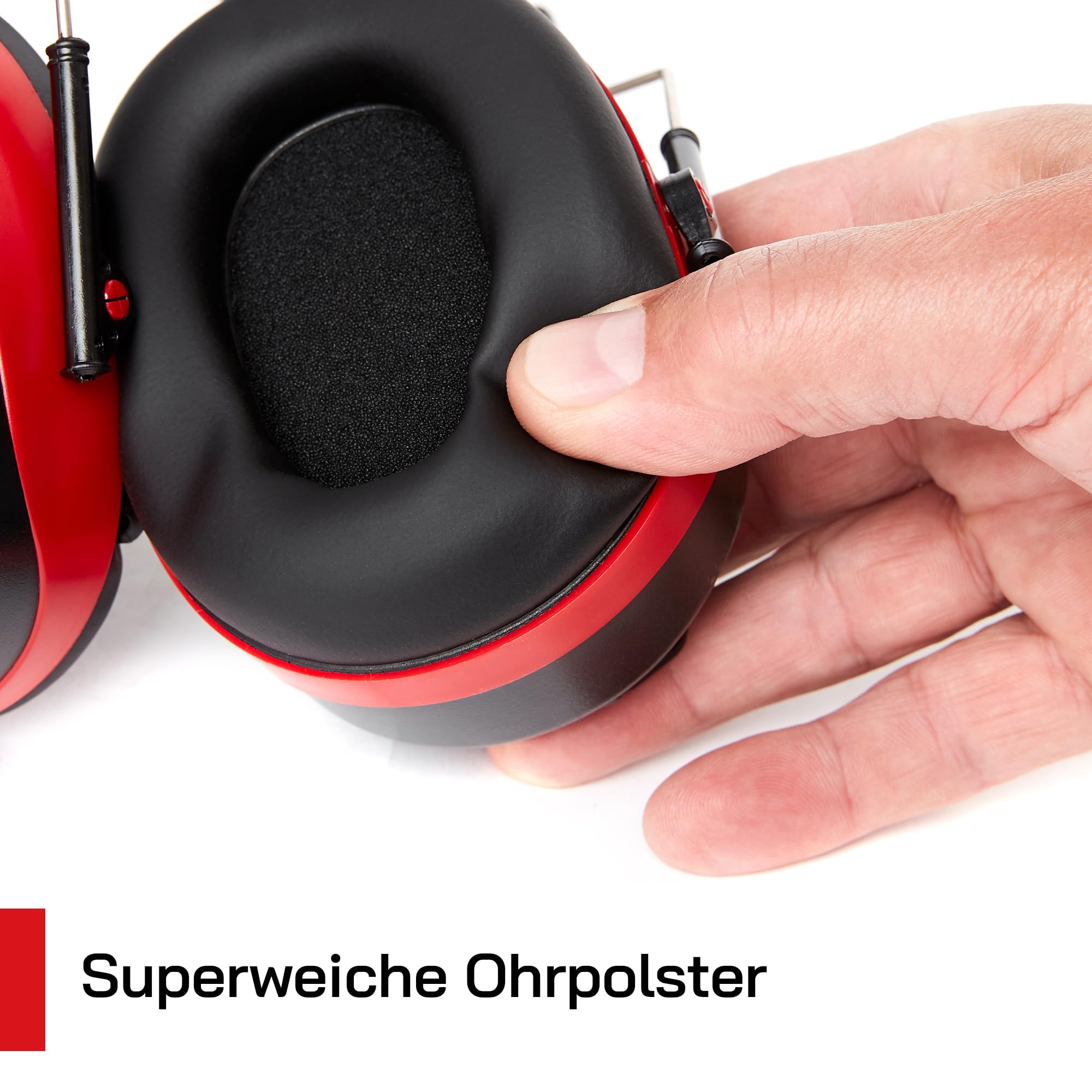 Gehörschutz Ohrenschützer mit AM FM Radio - Lärmschutz Kopfhörer für Garten, Arbeit, Motorrad, Baustellen - Kapselgehörschutz mit Lärmreduzierung NRR 25dB - Elektronischer Musik Hörschutz Ohrschützer