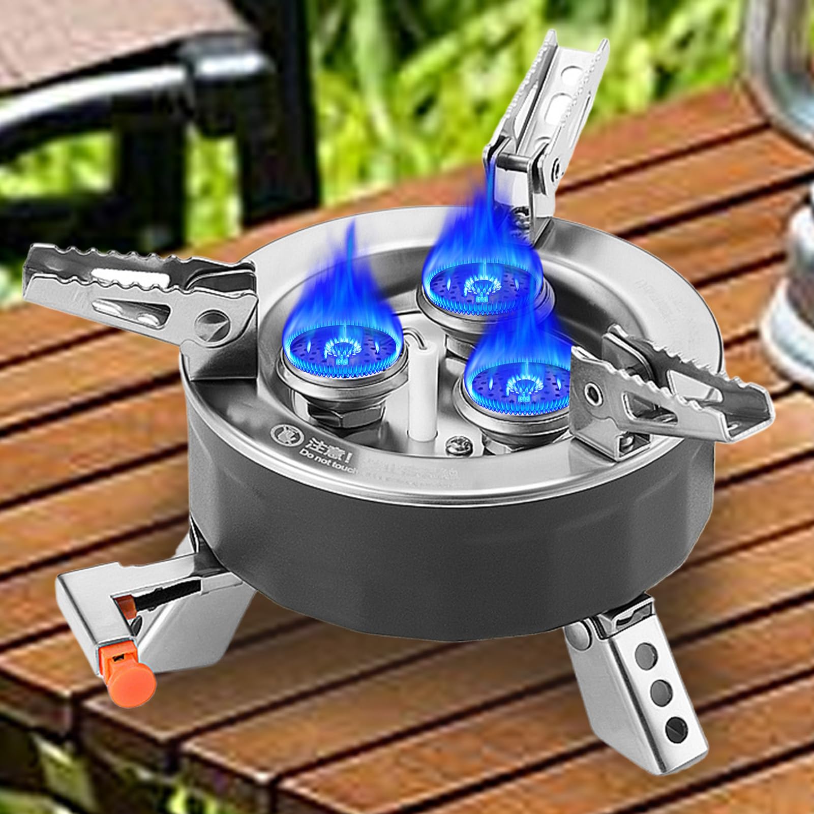 Kuchenka Kempingowa 6800W Piec Narzędzia Kuchenne Sprzęt Outdoorowy | Mała Kuchenka Turystyczna Sprzęt Biwakowy Do Pieszych Wędrówek Backpackingu Polowań Tailgatingu Plenerowego