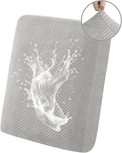 Miniatura 22 de Easy-Going Fundas de cojín impermeables para sofás y sofás, funda de asiento de sofá de jacquard elástica de repuesto para perros, mascotas y niños,