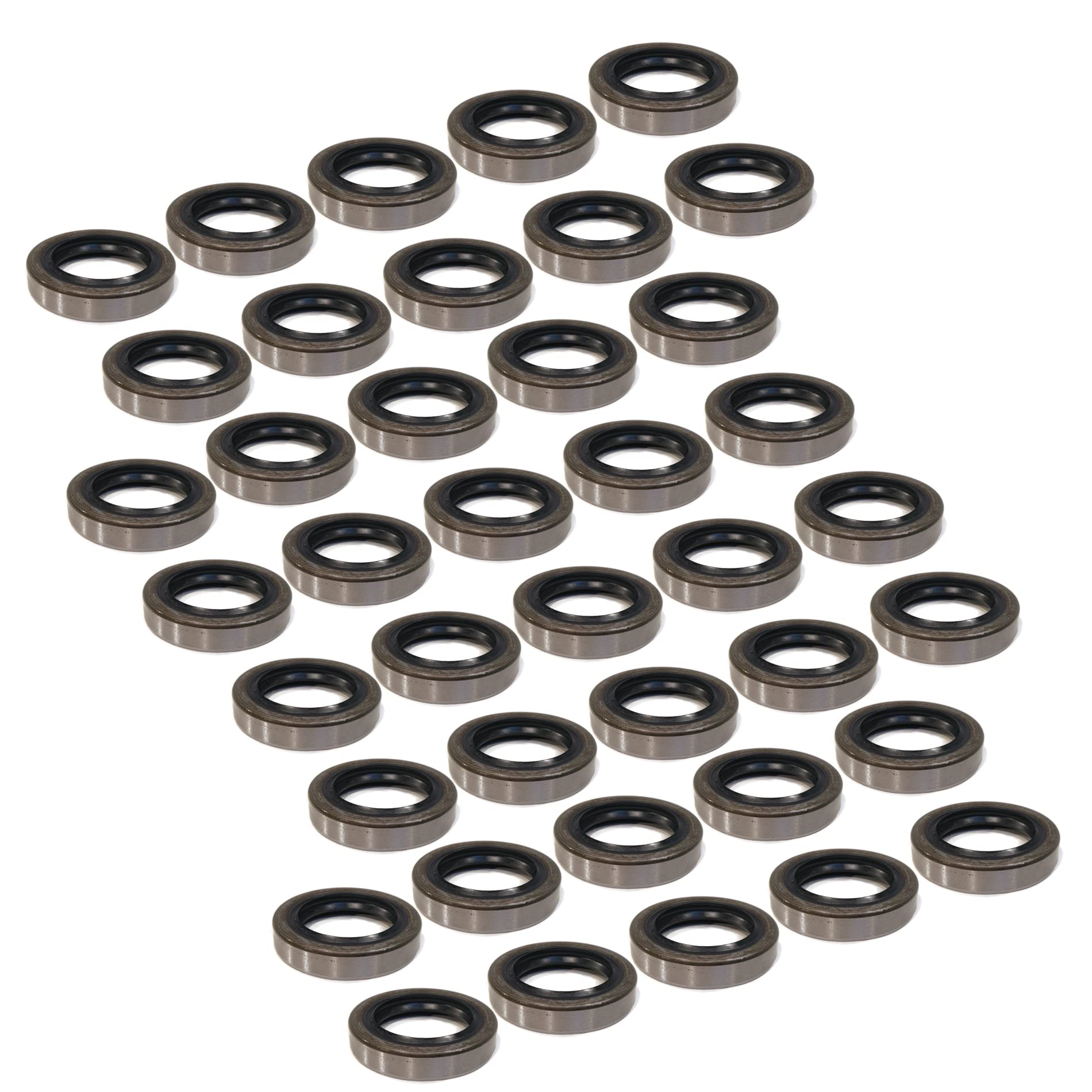 The ROP Shop (40) New Grease Seals Double Lip 1.719" x 2.565" Replace Dexter 10-19 010-019-00