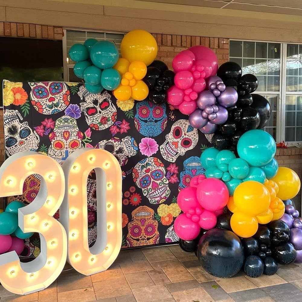 Day of the Dead Balloon Arch - Image 3
