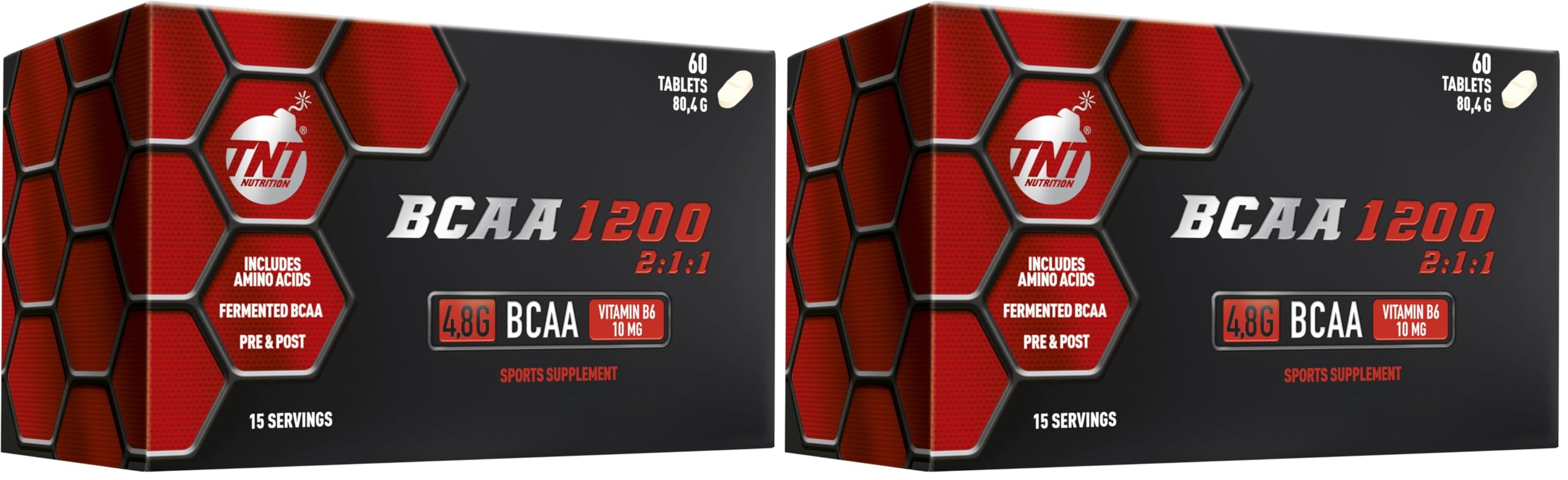 BCAA 1200 2:1:1 60 Tablet Amnio Asit BCAA (2 paketi)