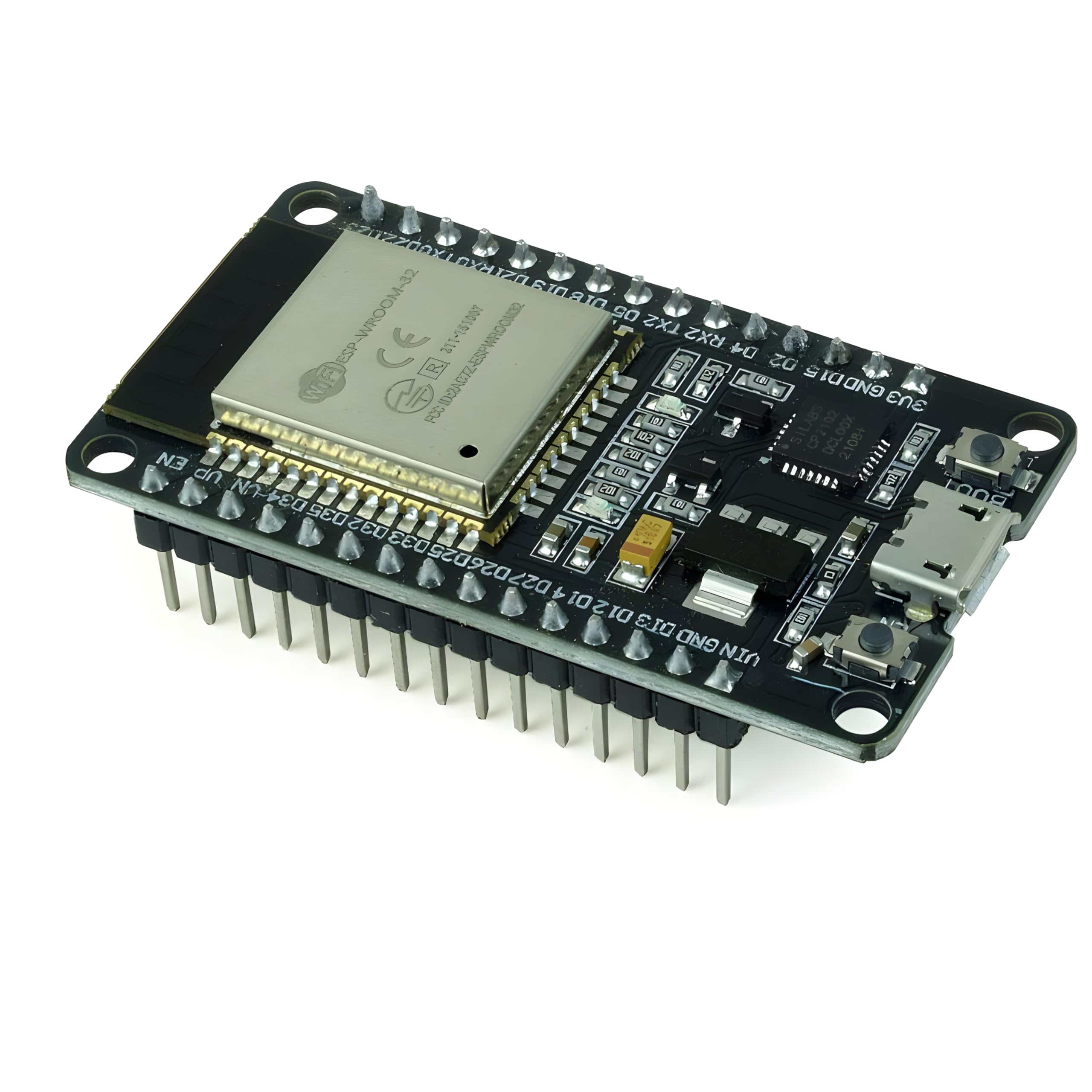 R&D ESP32 Development Board ESP-WROOM-32 WiFi Microcontroller 2.4GHz 2 in 1 Dual-Core WiFi + Bluetooth Processor Integrated Chip CP2102 Low Power Consumption ESP-32S - 30 Pin (B0CPLRYH2W) Amazon Price History, Amazon Price Tracker