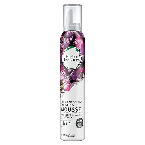 Herbal Essences Tousle Me Softly Tousling Mousse para el cabello de 68 onzas líquidas paquete de 12