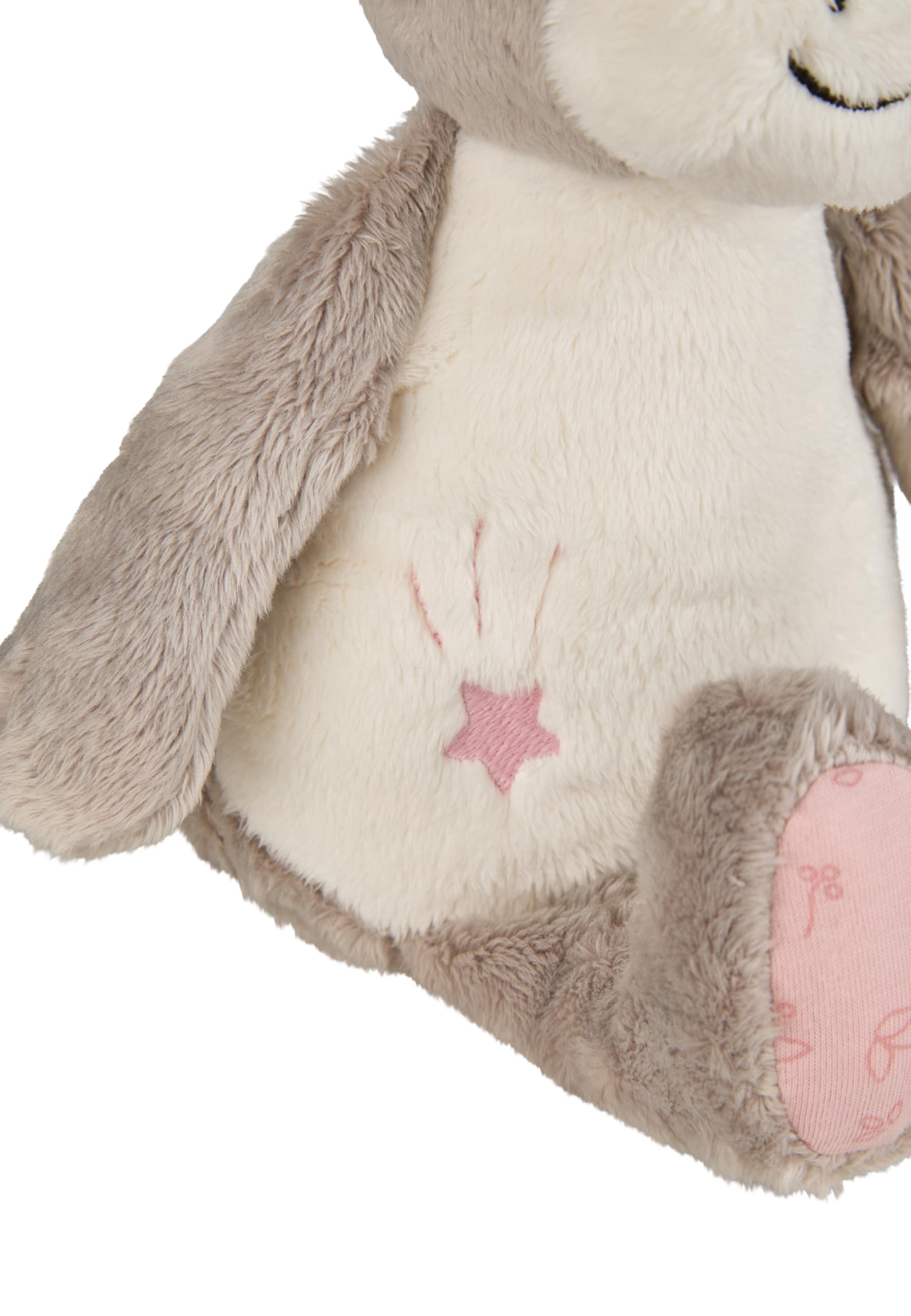 Sterntaler Träumli Nachtlicht mit Farbwechsel - Kuscheltier Esel Emmi Girl aus Flausch & Jersey - 20 Melodien & Sounds - Bestickung nachtleuchtend - Modul entnehmbar - ab Geburt, zartrosa