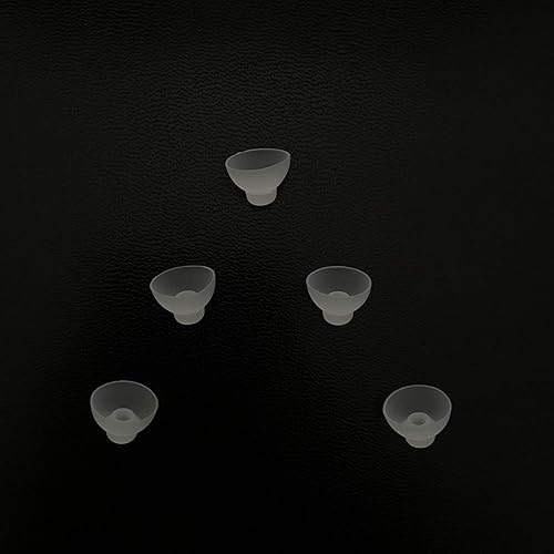 Vista 7 de Jungle Care® Cúpula cómoda con forma de paraguas CIC/ITC/ITE de silicona para las orejas, puede adaptarse a un par de modelos RIC/RITE