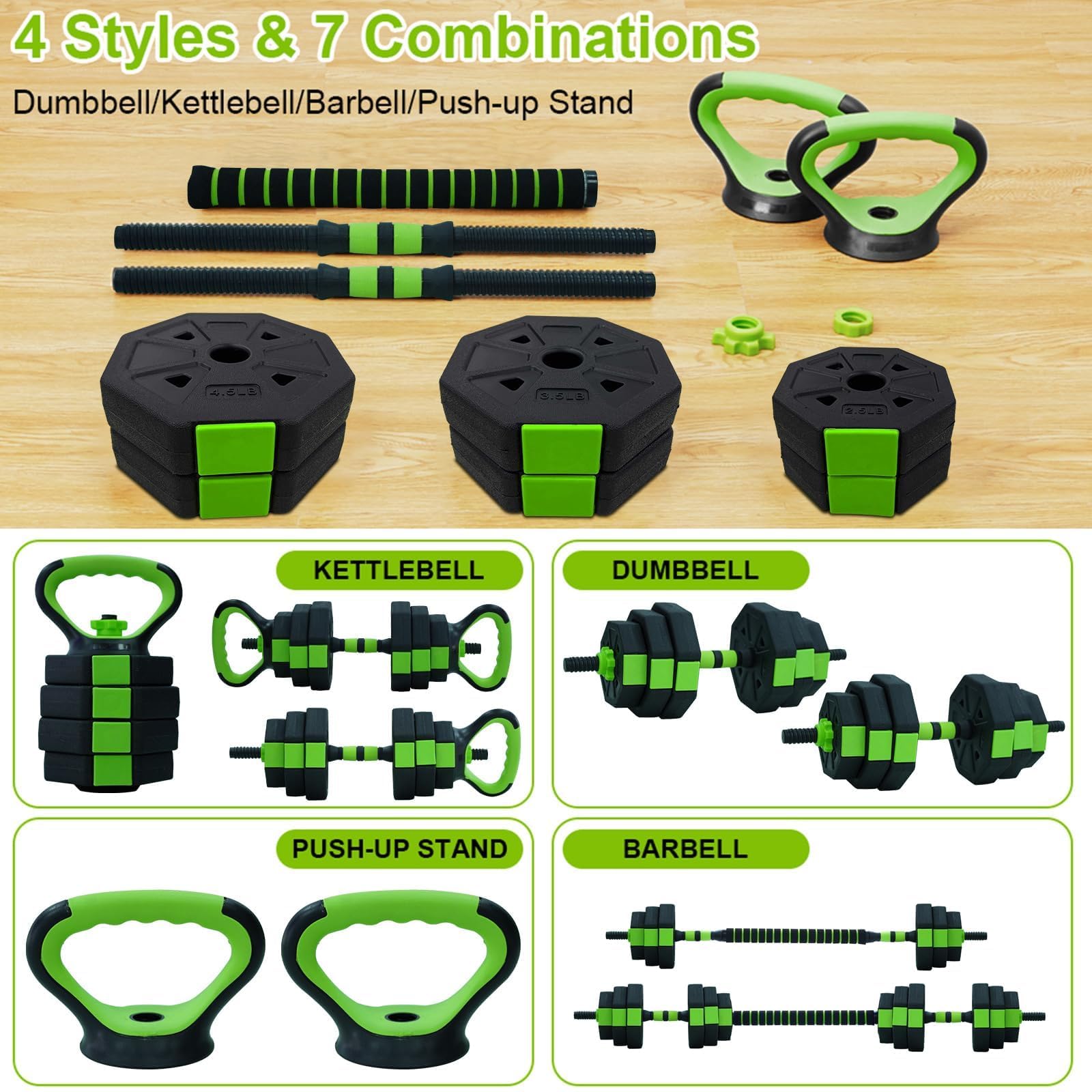 PROFON 八角形ダンベルセット Amazon.co.jp: ダンベルセット 88ポンド（約40kg）オクタゴン（八角形