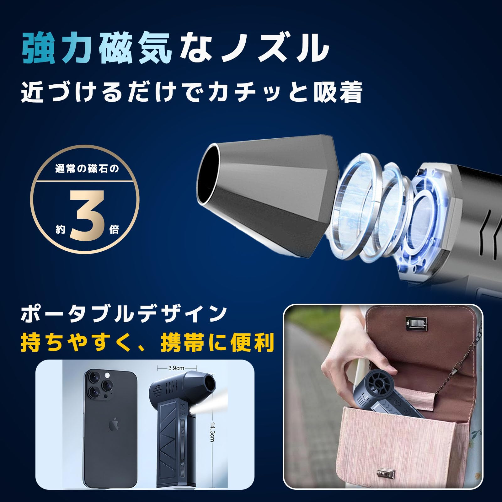 ⭐️winです Amazon.co.jp: エアダスター 電動エアダスター ブロワー 強力