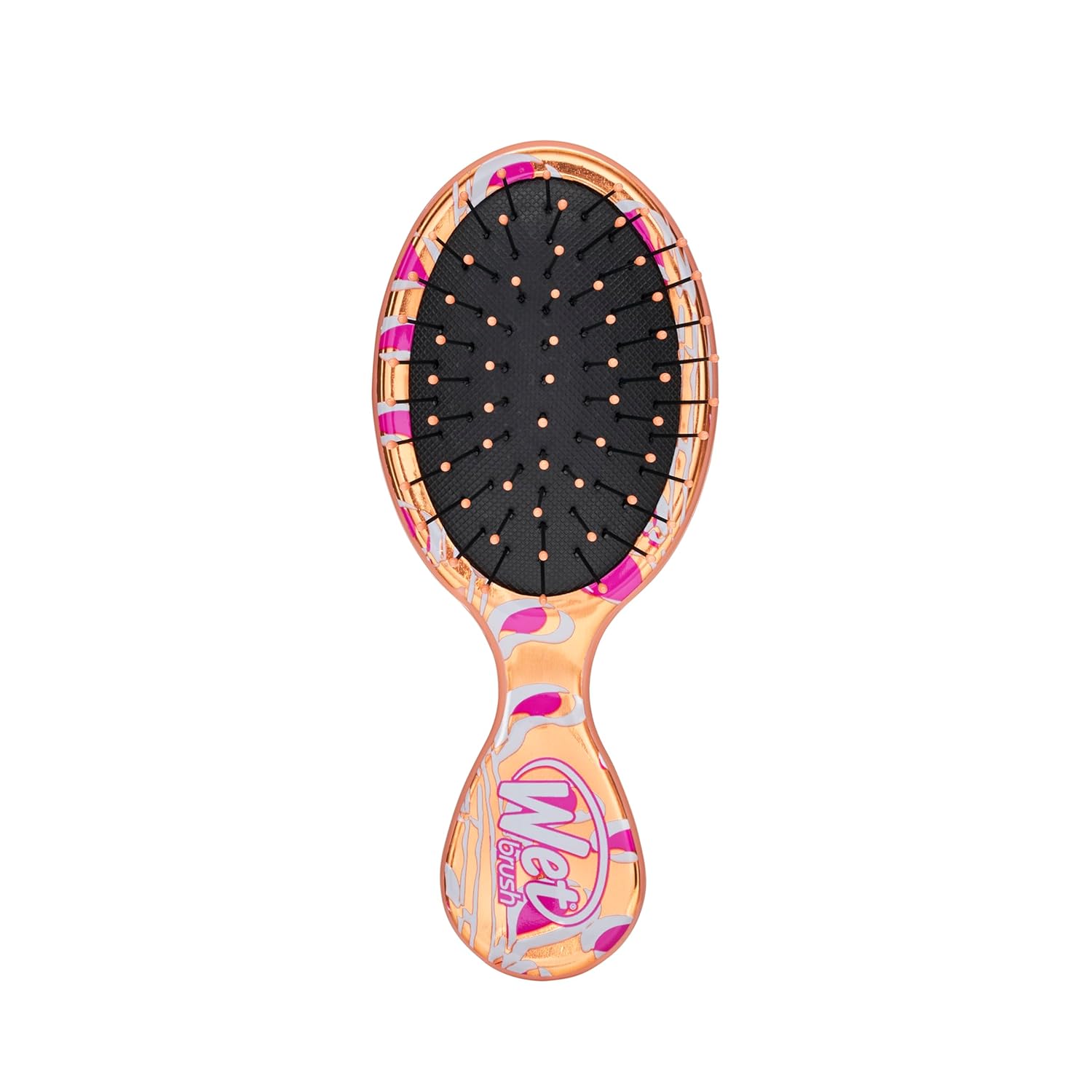 Wet Brush Osmosis Mini Detangler - Shimmering Seaweed - Detangling Travel Hair Brush - Ultra-Soft IntelliFlex Bristles Glide Through Tangles with Ease - Protects Against Split Ends and Pain-Free