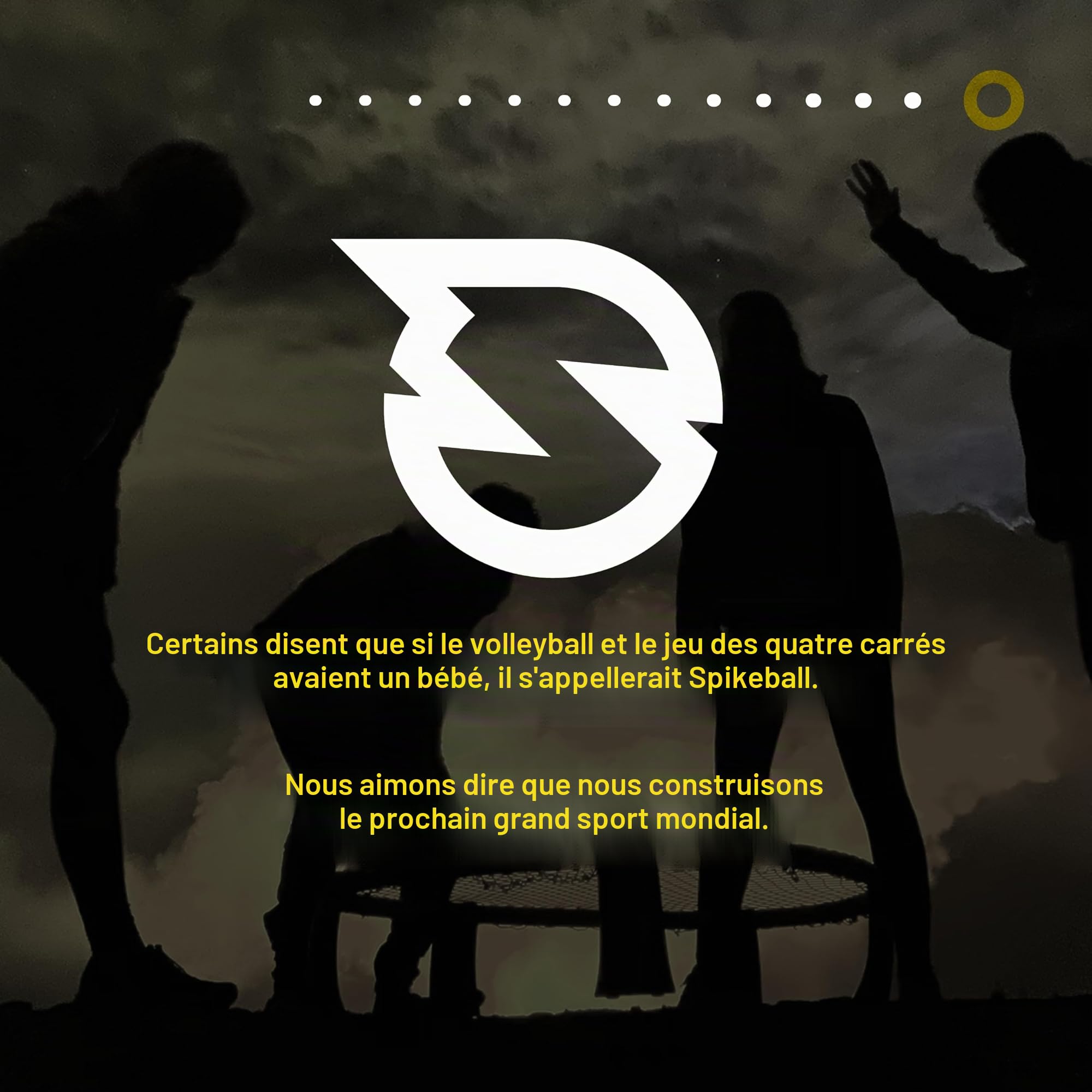 Spikeball Kit Pro (Tournament Edition) – Comprend un filet de jeu plus solide, de nouvelles balles conçues pour ajouter de la rotation, une jauge de pompe à ballon portable, un sac à dos – Vu sur