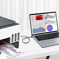 Vista 8 de TNP - Cable MIDI de audio USB A a USB B, 9.8 ft, negro, macho a macho, transferencia de datos de alta velocidad, compatible con teclados MIDI