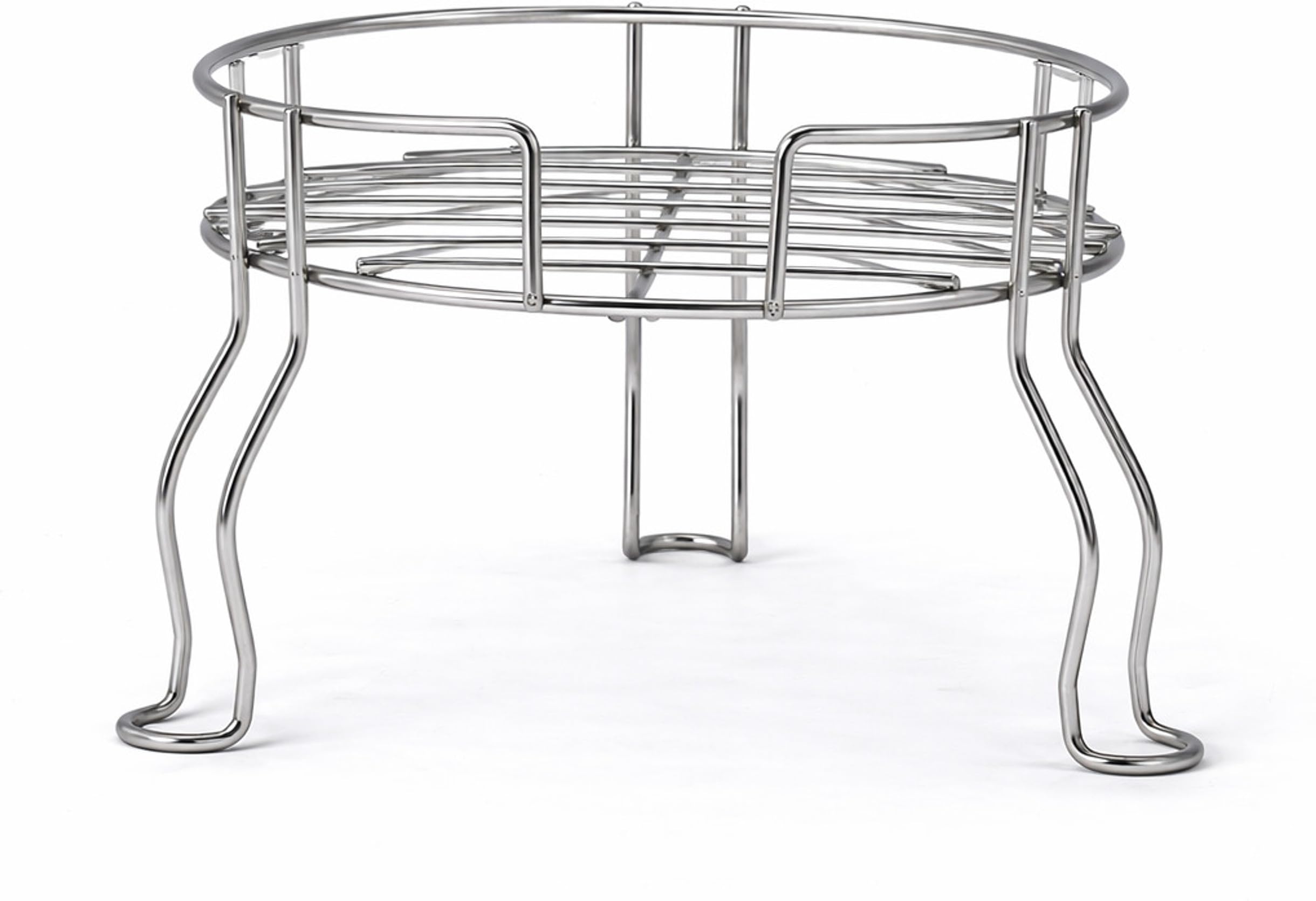 SteelPot Rack for Kitchen | Stainless Steel Matka & Pot Stand | Durable Kitchen Vessel Holder for Rice Strainer, Cooking Pots & Utensils | Space Saving Kitchen Rack
