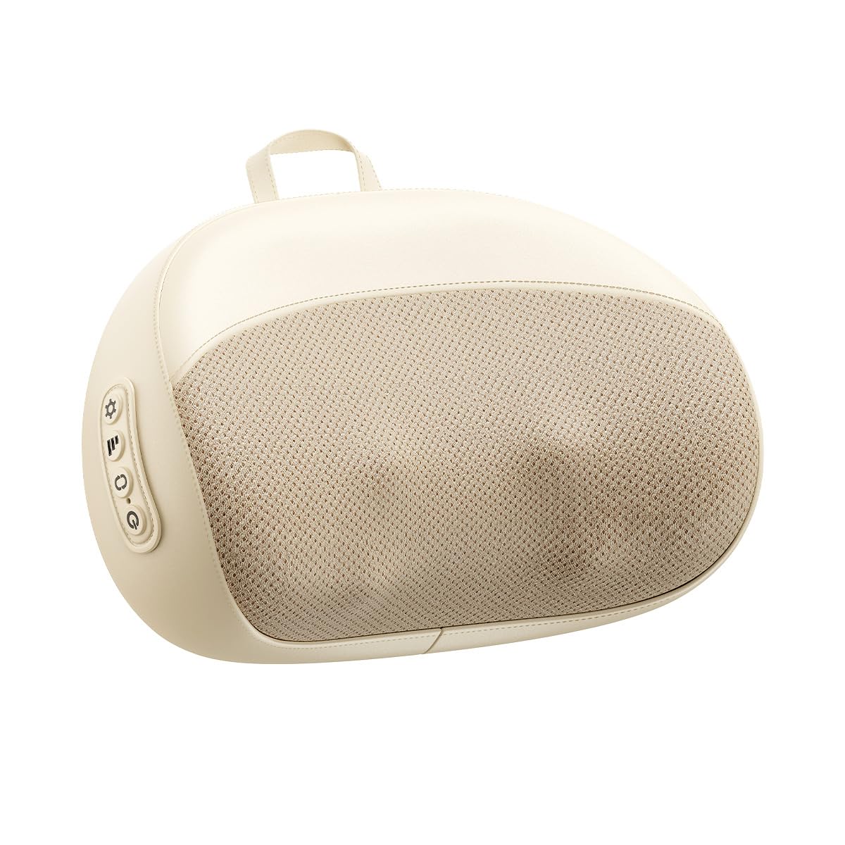 Hoxhyon 2025 New Design Lumbar Pillow, Relaxation Device, USB Rechargeable, For Waist, Back, Neck, Shoulders, Thighs, Calves, Multi-functional, Can Be Used While Sleeping, Cordless, Two-Way Rotation - (#1 Popular Color) Elegant Beige