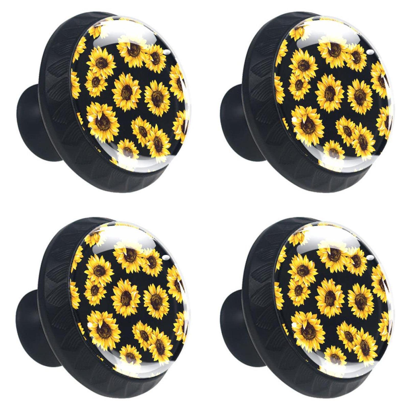 Boutons de tiroir cristal noir pour sublimer votre commode de chambre ou cuisine