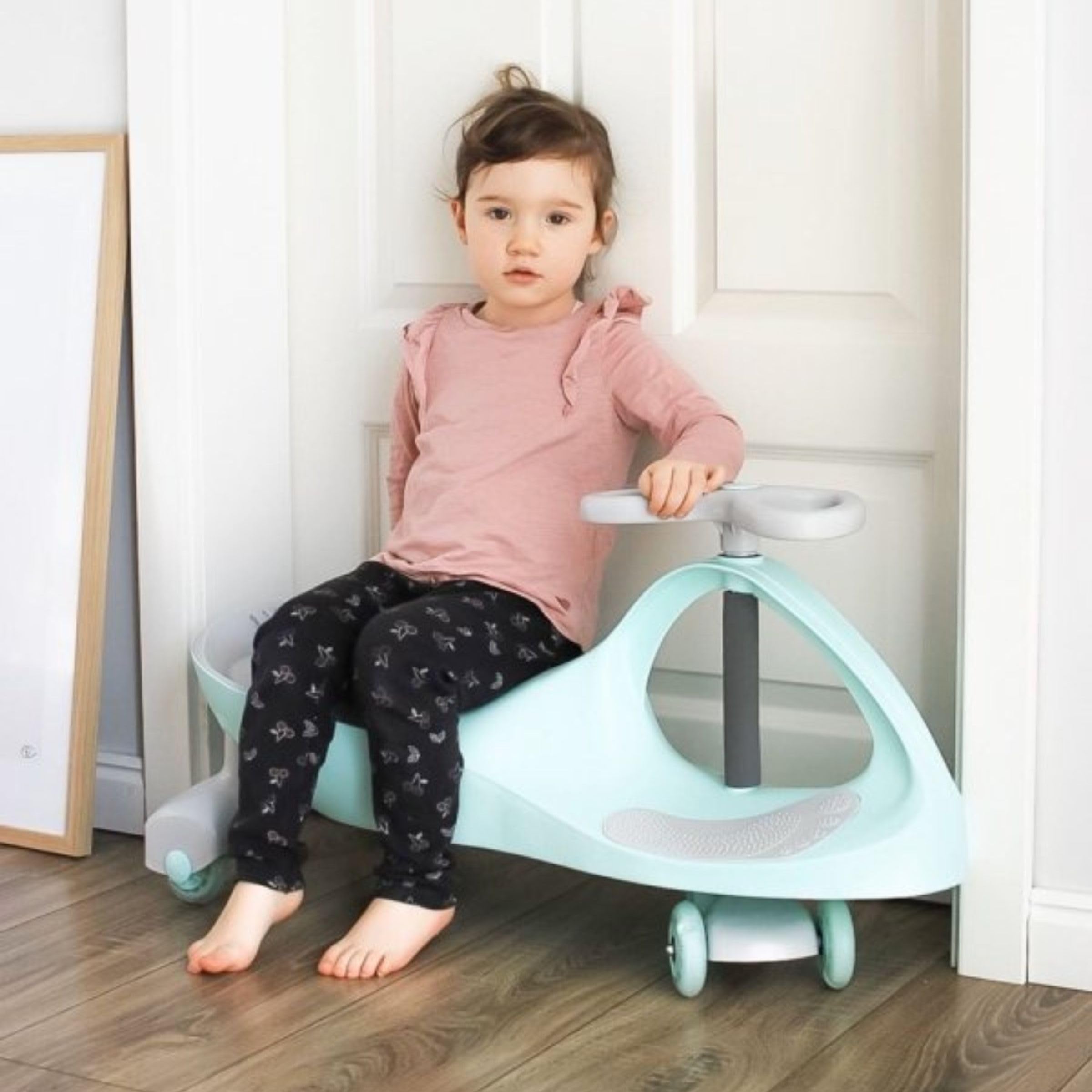 TWISTCAR Porteur pour Enfant 3+ Ans, Voiture Twist avec Volant et Roues Caoutchouc Lumineuses - 120 kg