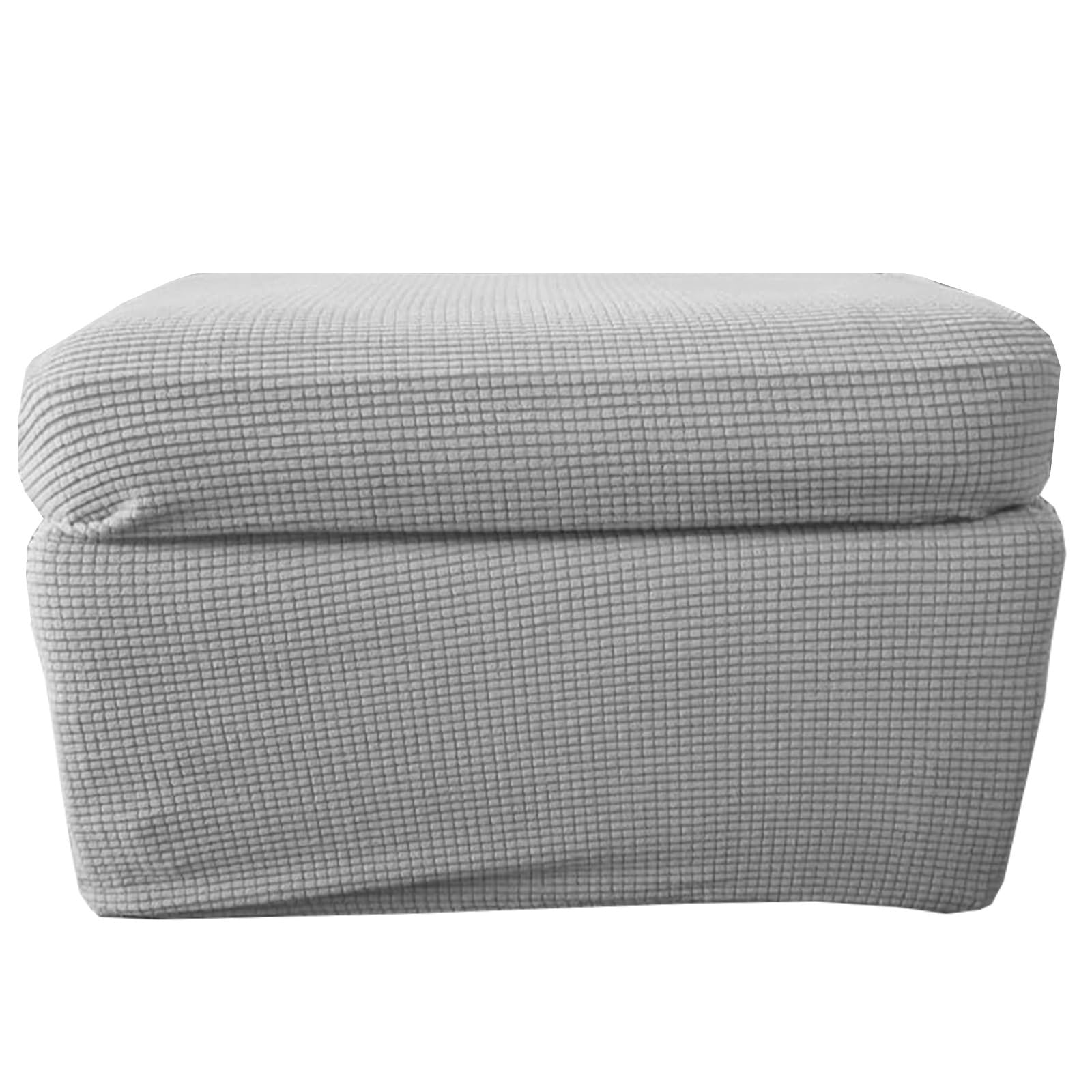 ILiemao Ottoman Cover Square 45x45 48x78 30x50 Stool Covers Rectangular Stretch Fabric Furniture Covers for Square Rectangular Stools(G6,56-76x35-50x35-45)