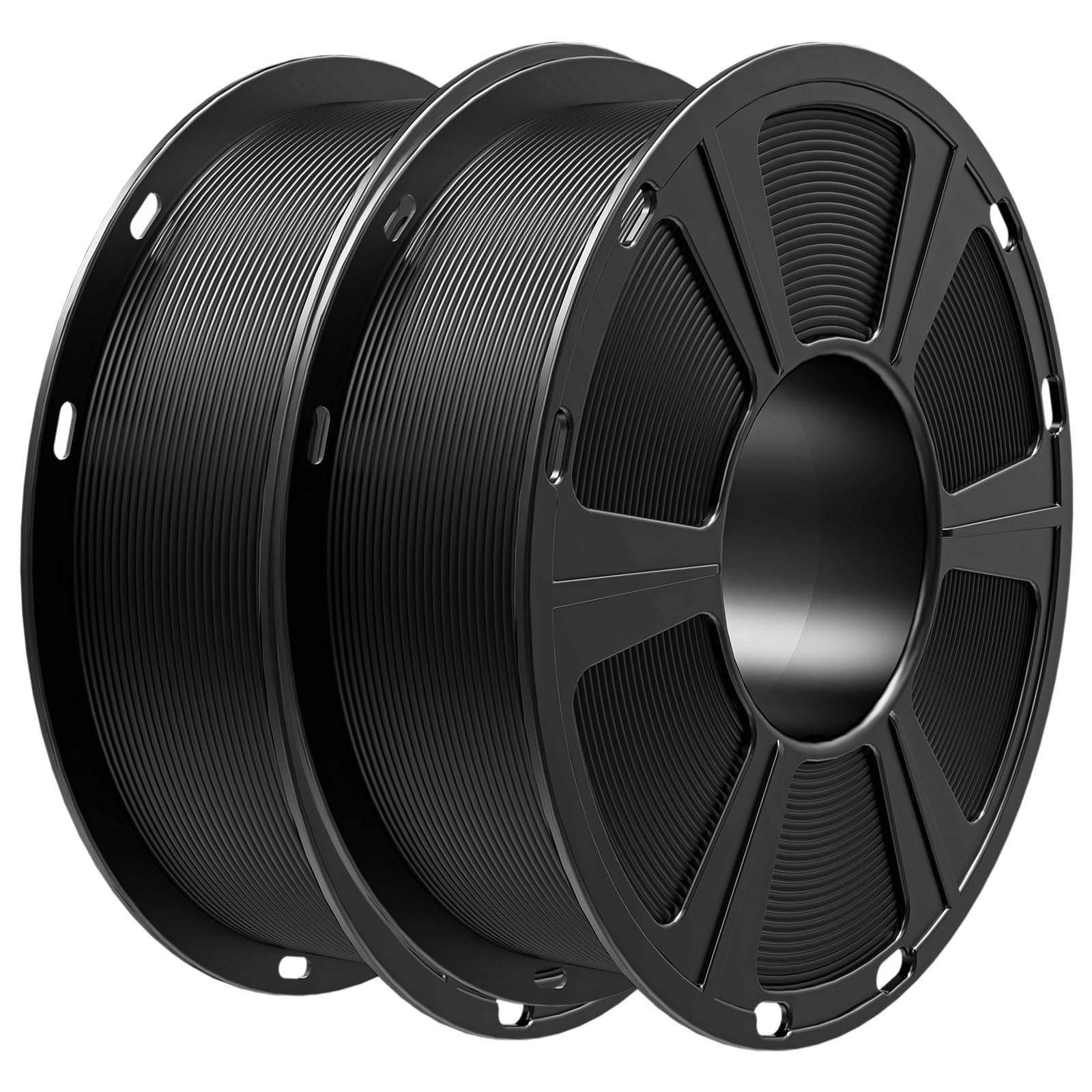 GIANTARM Filamento PETG da 1,75 mm, per stampante 3D, filamento PETG da 2 kg, precisione dimensionale +/-0,03 mm, nero
