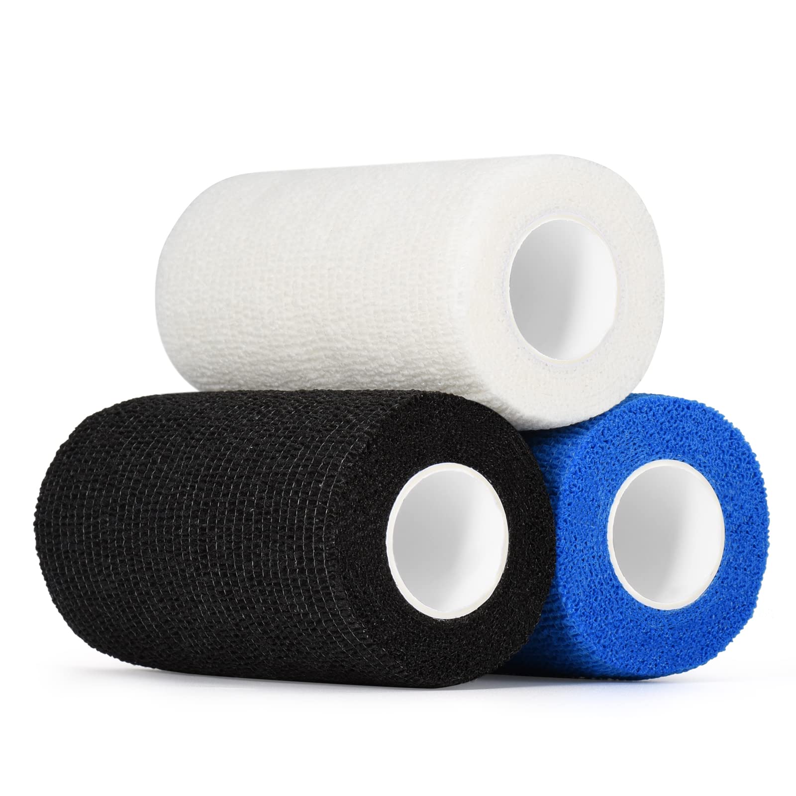 4 Rolls Cohesive Bandages Pet Vet Wrap for Dogs Cats Horse Elastic Self Adherent Bandage 5cm x 4.5m Self Adhesive Bandage Tapes for Sports Finger Wrist Assorted Color — view 9