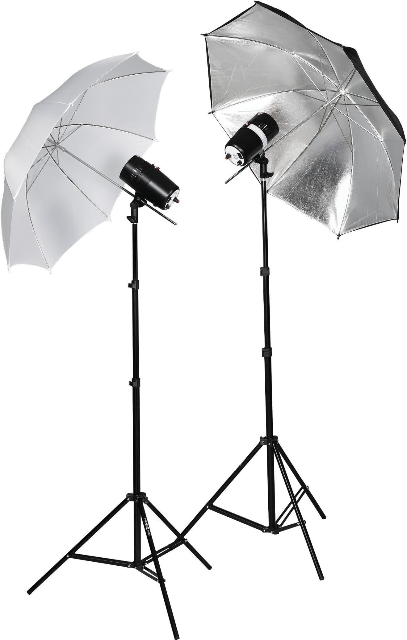 CowboyStudio 220 Watt Photo Studio Monolight Strobe Flash Umbrella Lighting Kits - 2 Studio Flash/Strobe, 2 Umbrellas