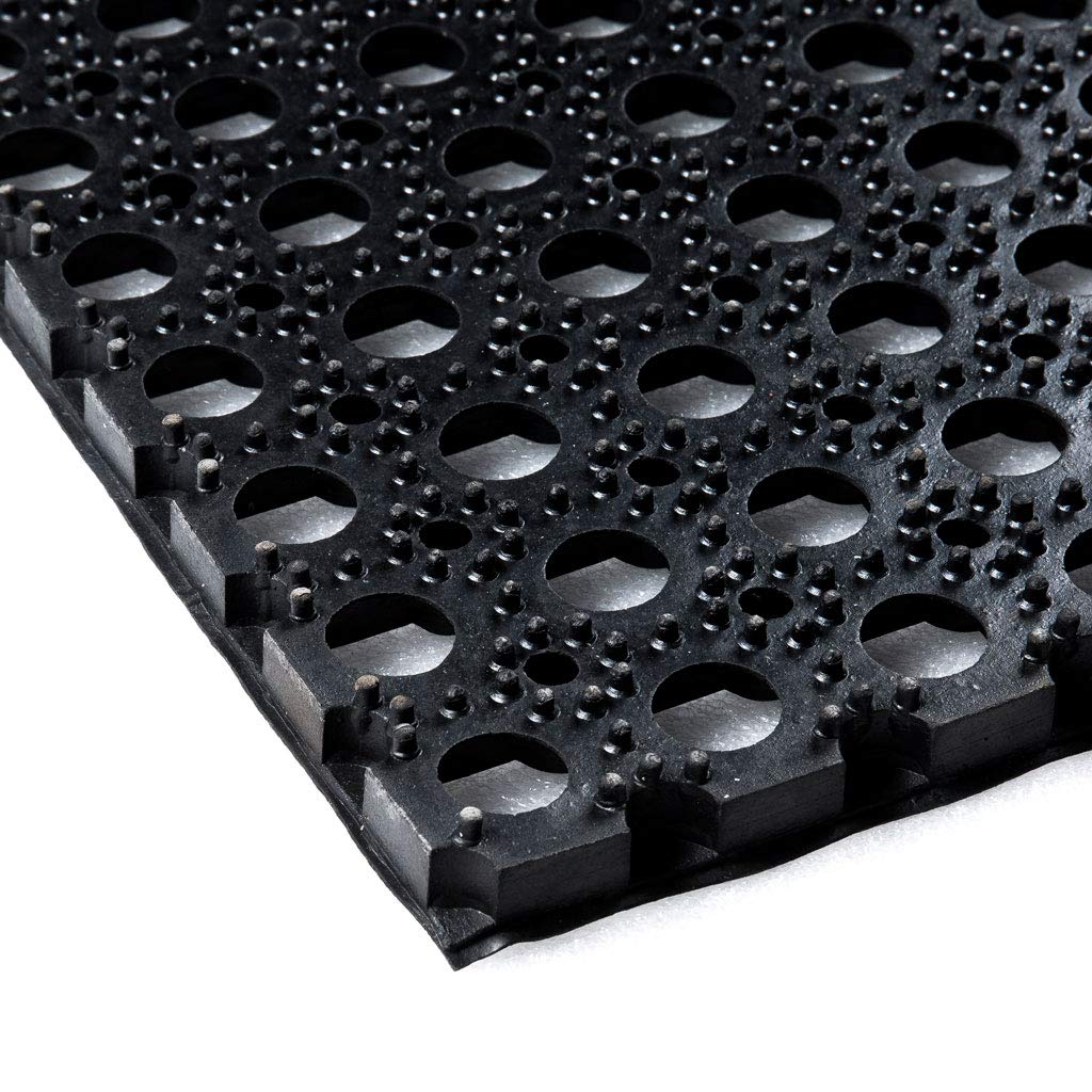 Tappeto Vivol in Gomma Forata 100x150 cm - Zerbino da Esterno Antiscivolo