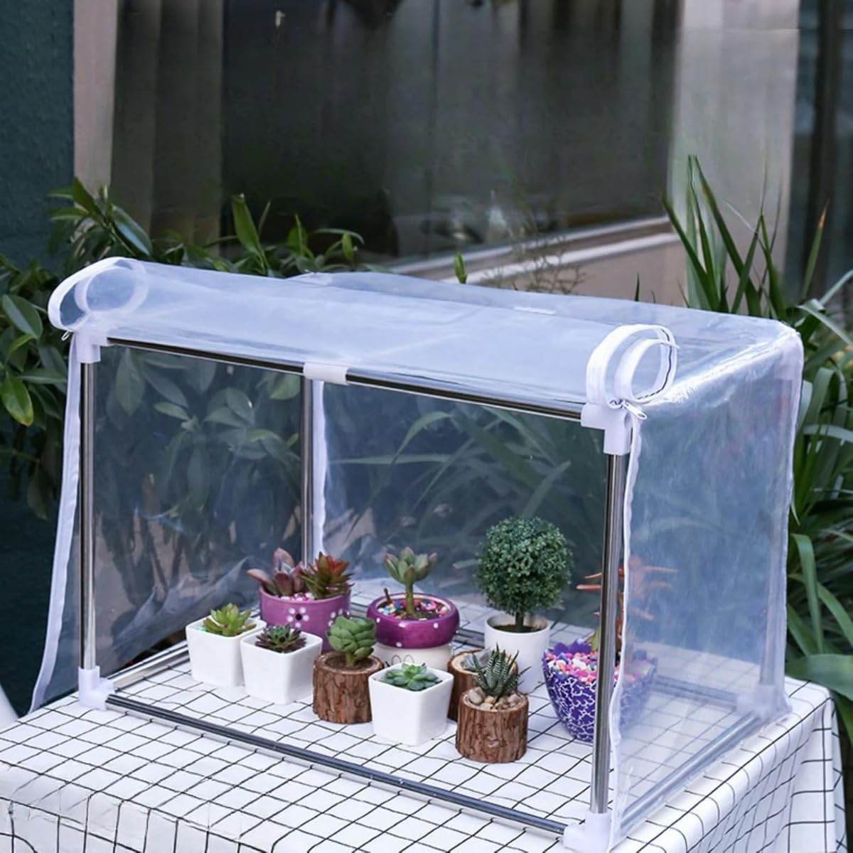 アルミ温室 家庭用温室 大型 190*122*213cm 花園温室 温室 家庭用 家庭