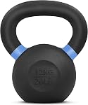 Yes4All Poudre enrobée de fonte compétition Kettlebell avec larges poignées & Bottes plates – 4, 6, 8, 10, 12, 14, 16, 20, 24, 32, 40kg
