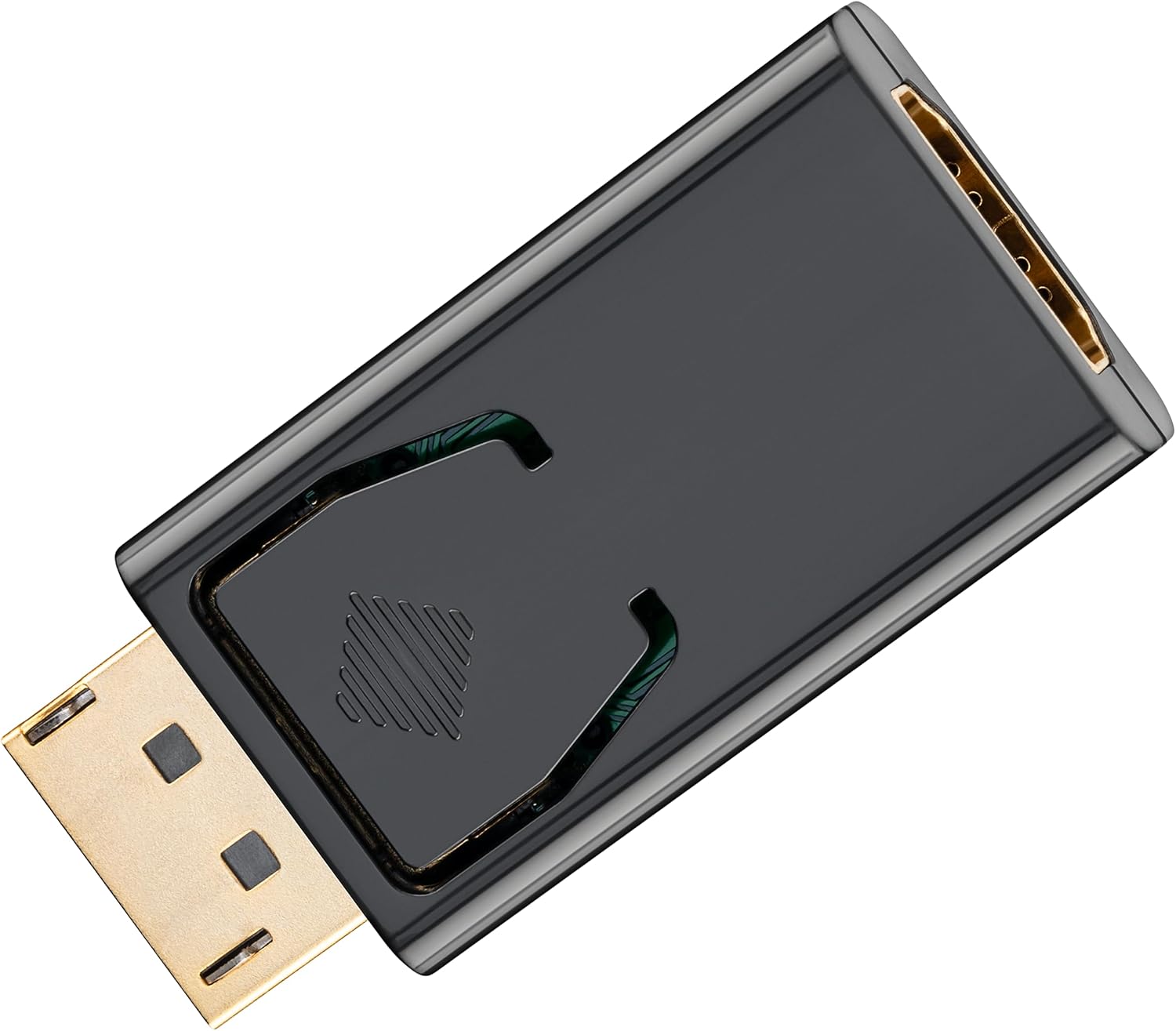 Goobay 67881 DisplayPort to HDMI Adapter, DP Male to HDMI Female, 0.1 m Cable