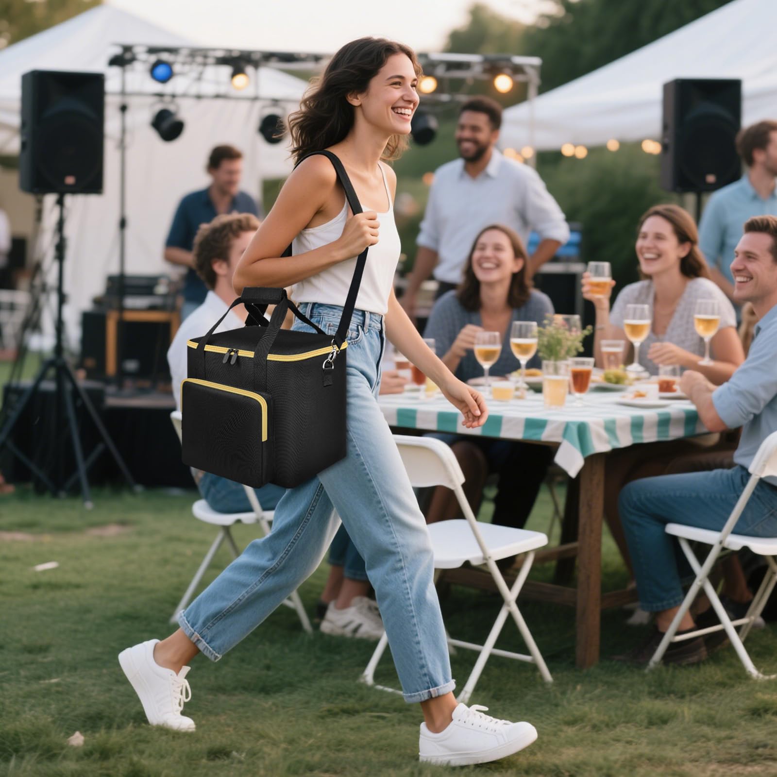 Bolsa para máquina de karaoke compatible con el sistema de canto profesional inteligente Ikarao Break X2