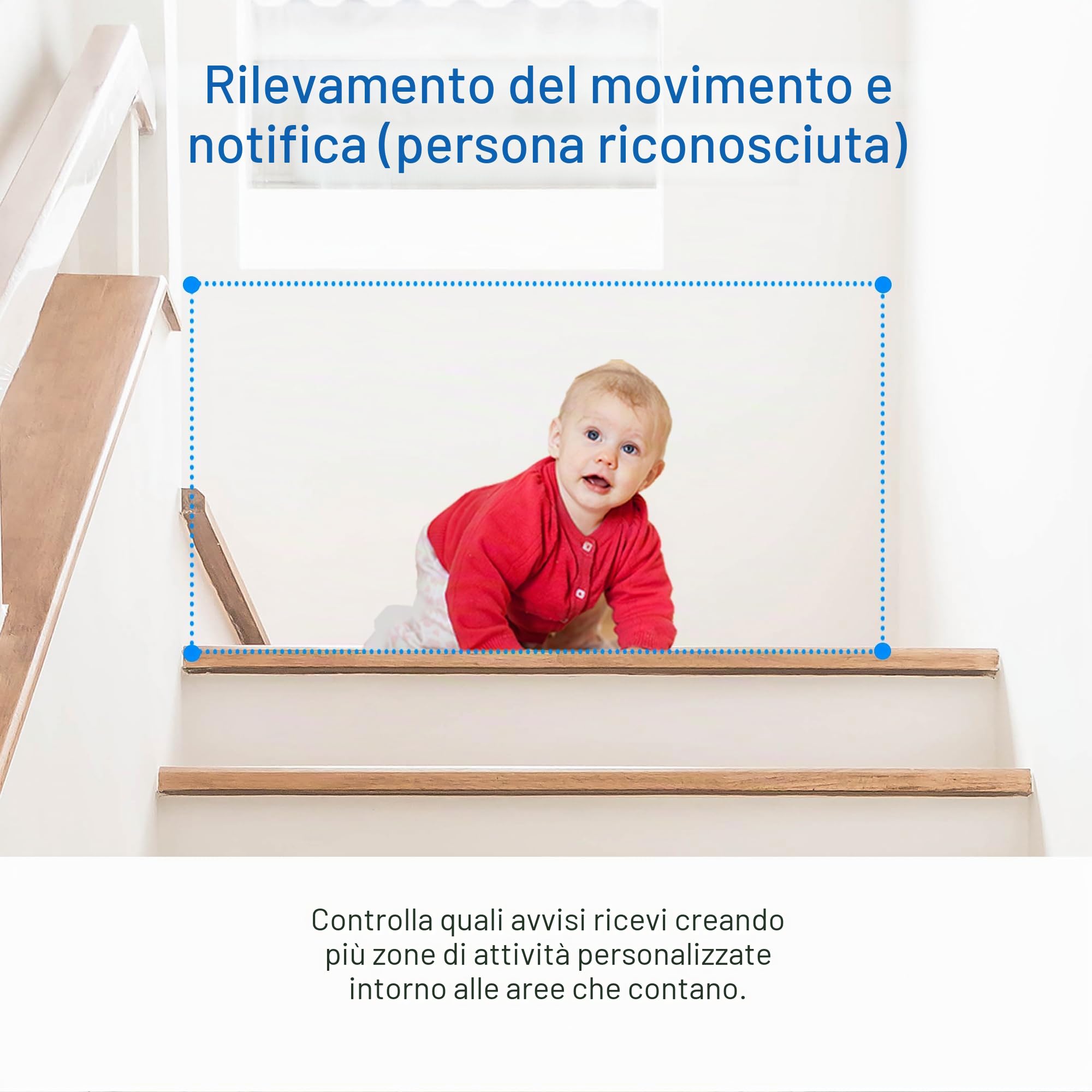 Tapo C211 2K 3MP Pan/Tilt Telecamera di sicurezza per interni, Telecamera WiFi, senza canone mensile, rilevamento AI, telecamera per cani, monitor per bambini, CCTV, visione a 360°, visione notturna