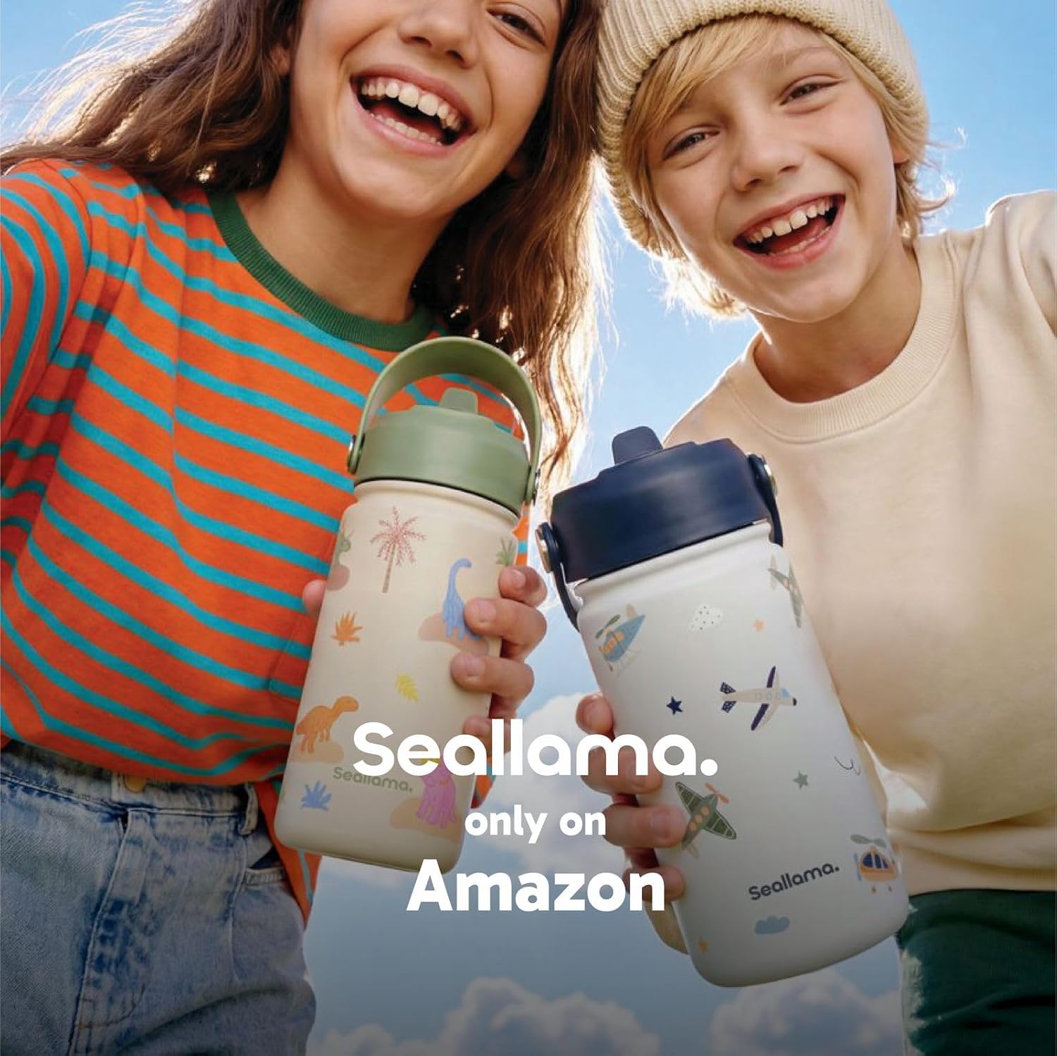 Seallama Kids Water Bottle 14 Oz