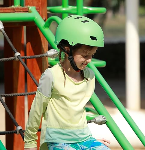 Miniatura 8 de Casco de patineta de bicicleta, ajustable y multideportivo para patineta, 3 tamaños para adultos, jóvenes, niños pequeños