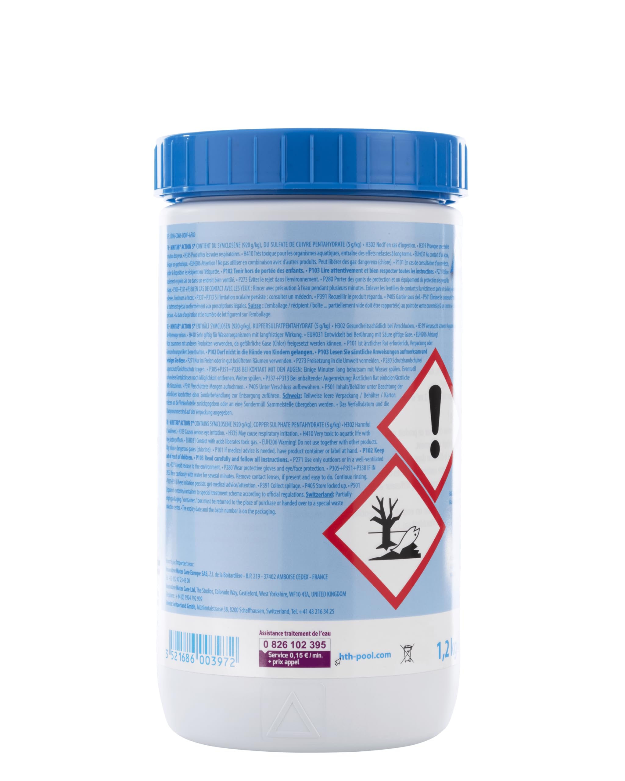 Minitab Action 5 Pastilles de Chlore pour Piscine