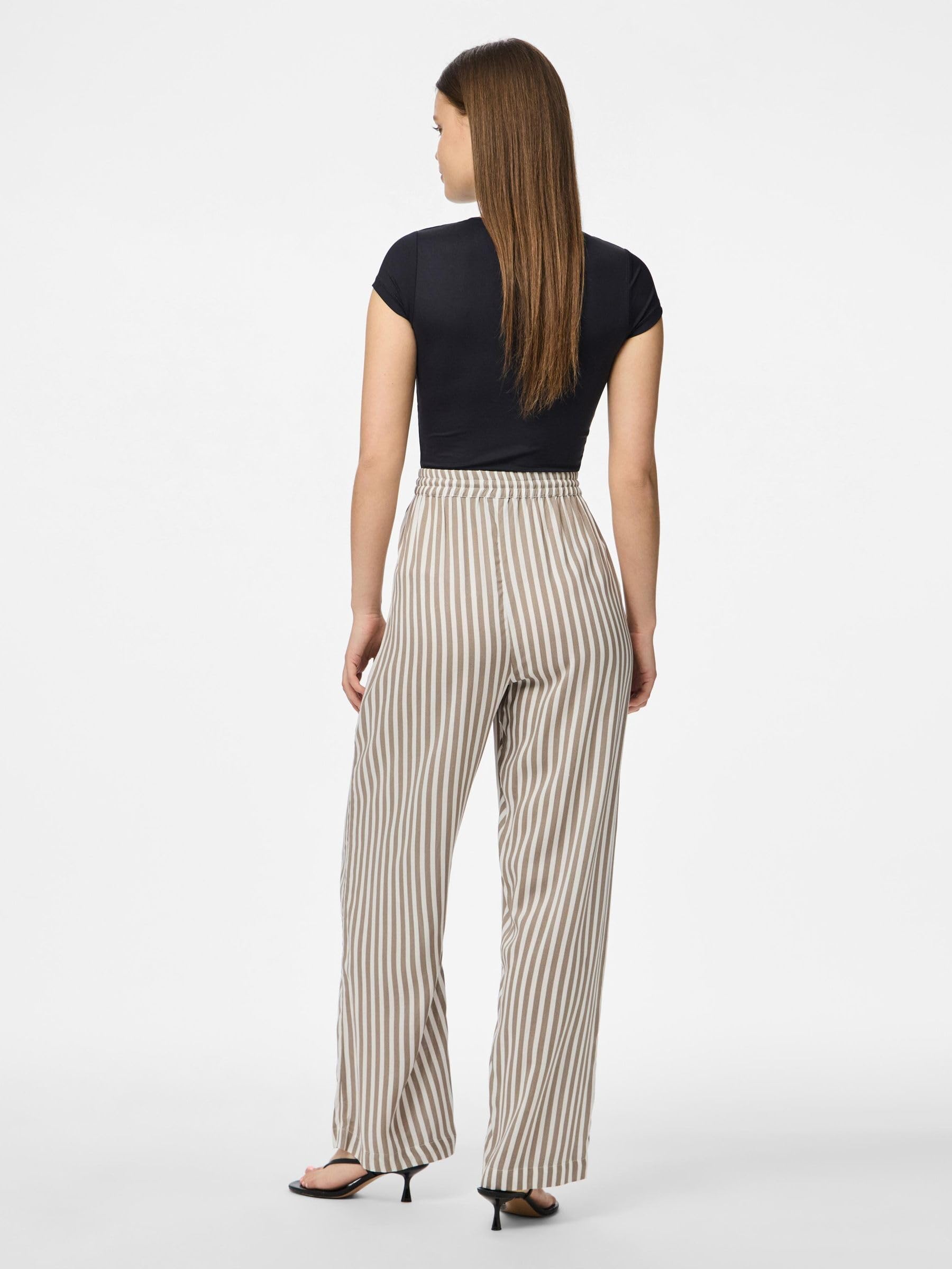 PIECES Pcnya Hw Wide Pants Bc - Pcnya Hw Wide Pants Bc Kobiety