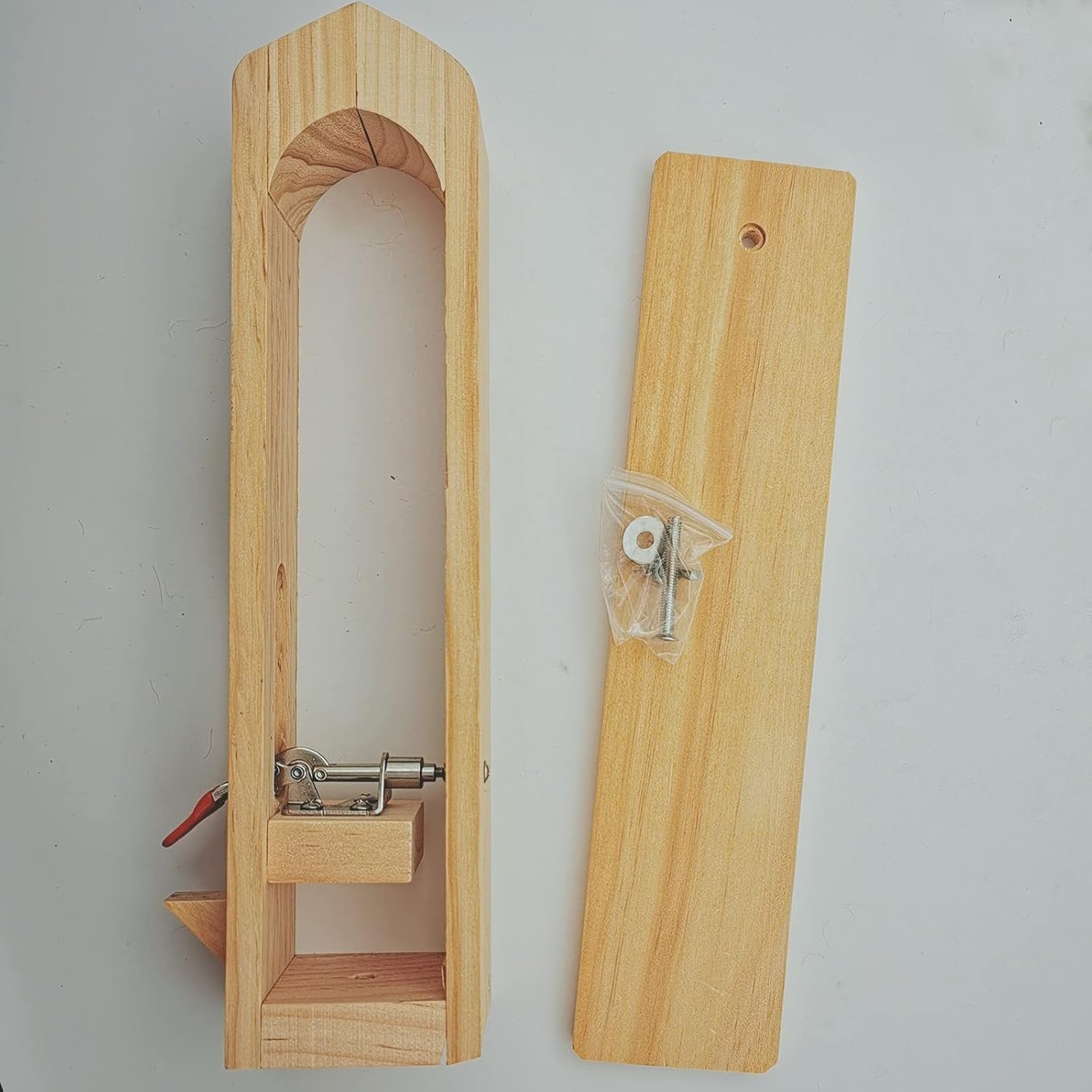Leather Stitching Pony,Wood Table Desktop Pony Horse Clamp for DIY Leather