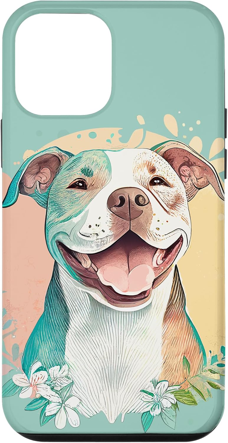 Pit Bull Mom Dog Lover Colorful Artistic Pitbull Owner Women Case for iPhone 12 mini