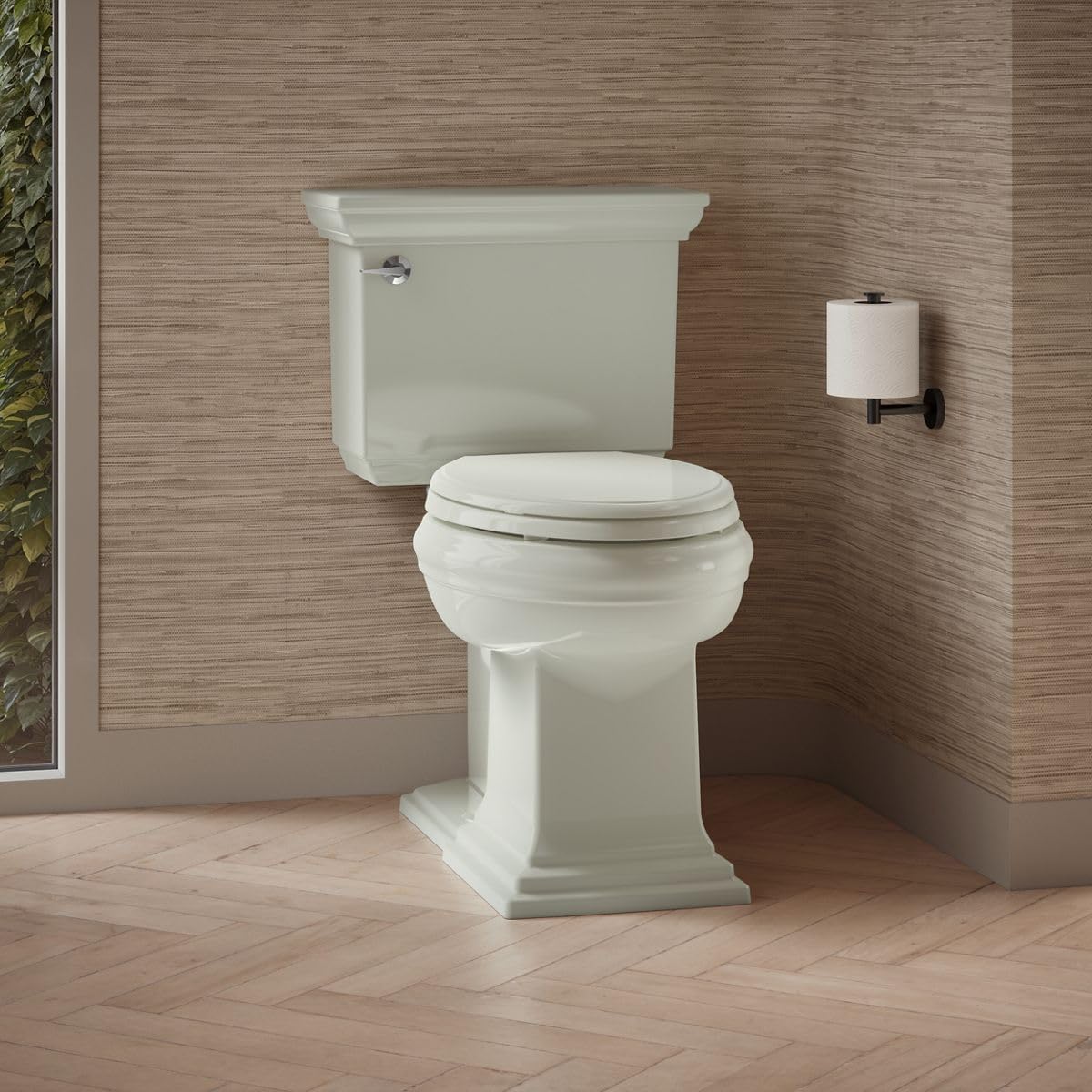KOHLER K-6669-NY Memoirs Stately Comfort Height Elongated 1.28 GPF