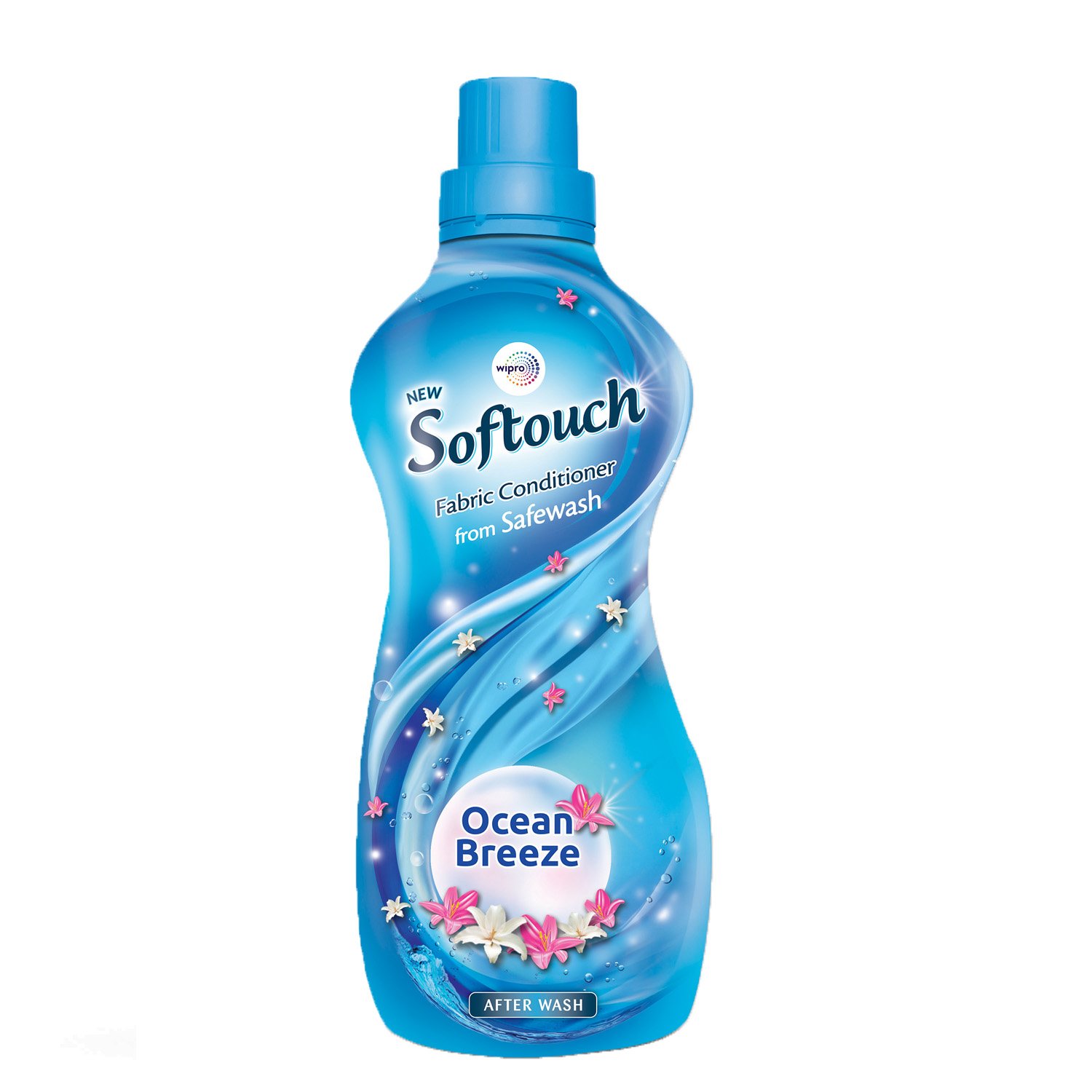 Softouch Ocean Breeze Fabric Conditioner 860+210ml with Encapsulation Technology| After Wash Liquid Fabric Softener With Long-Lasting Jasmine, Citrus & Rose Fragrance