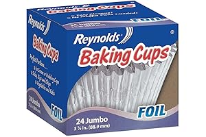 Reynolds Jumbo Non-Stick Foil Baking Cups, 268 Count