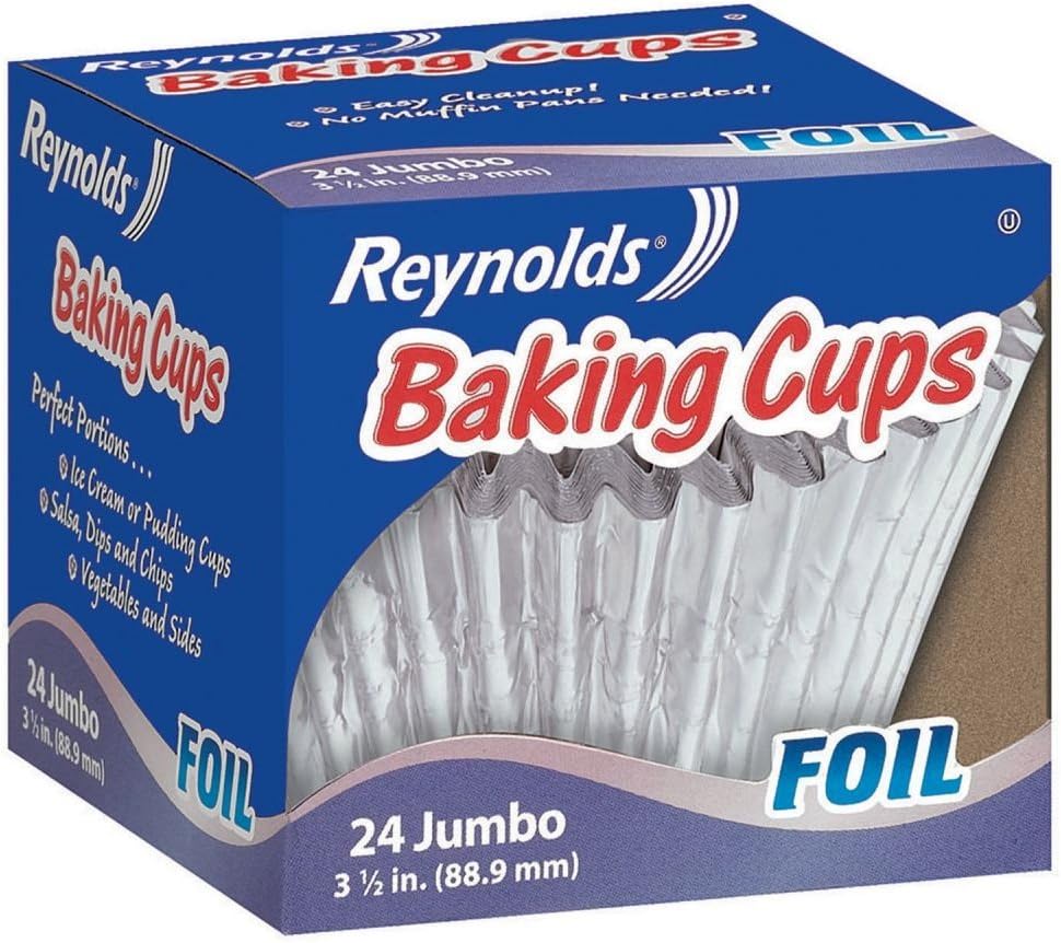 Reynolds Jumbo Foil Cupcake Liners, 24 Count (Pack of 12