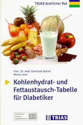 Kohlenhydrat- und Fettaustausch-Tabelle für Diabetiker: Empfohlen vom ...