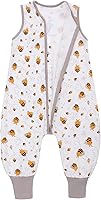 Vista 12 de Miracle Baby Saco de dormir con pies - 0.5 TOG 100% algodón transpirable, diseño sin mangas, saco de dormir para bebé