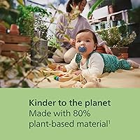 Vista 5 de Philips Avent Ultra Soft Pacifiers - Orthodontic Design, for Babies 6-18 Months, Flexible Shield, Silicone Symmetrical Nipple, BPA-Free, 2