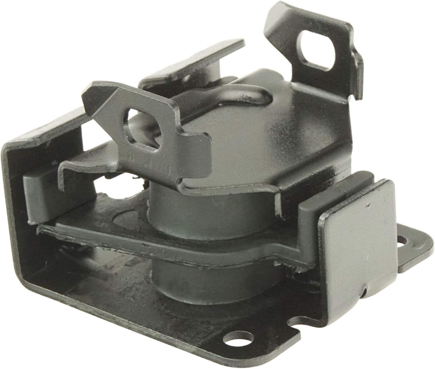AM Autoparts Engine Mounts, 2 Piece, Black Steel, Compatible with 1996-2005 Chevrolet Blazer, 1996-2004 S10, 1996-2001 GMC Jimmy, 1997-2000 Isuzu Hombre, 1996-2001 Oldsmobile Bravada