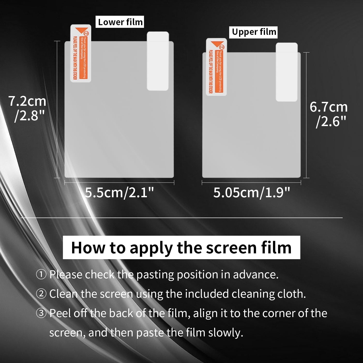 OSTENT 3 x Ultra Clear Screen Guard Film LCD Protector for Nintendo DSi NDSi image 5