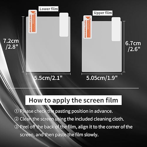 Miniatura 5 de OSTENT 3 x Ultra Clear Protector de Pantalla Protector de Pantalla LCD para Nintendo DSi NDSi