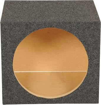 Q Power HD112 12 Single Sealed Heavy-Duty Car Audio Subwoofer Enclosure